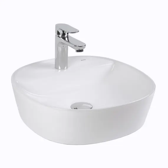 РАКОВИНА НАКЛАДНАЯ BOND S01-410 41*41*11,5СМ БЕЛАЯ С ОТВЕРСТИЕМ ПОД СМЕСИТЕЛЬ