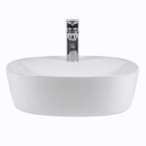 РАКОВИНА НАКЛАДНАЯ BOND S01-410 41*41*11,5СМ БЕЛАЯ С ОТВЕРСТИЕМ ПОД СМЕСИТЕЛЬ