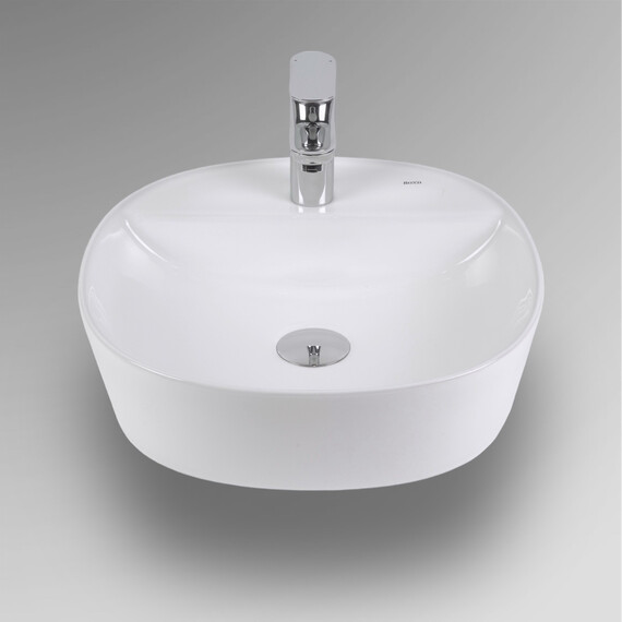 РАКОВИНА НАКЛАДНАЯ BOND S01-410 41*41*11,5СМ БЕЛАЯ С ОТВЕРСТИЕМ ПОД СМЕСИТЕЛЬ