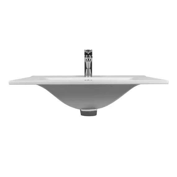 РАКОВИНА ВСТРАИВАЕМАЯ ПРЯМОУГОЛЬНАЯ  BOND S05-600 60*46*17СМ БЕЛАЯ С ПЕРЕЛИВОМ