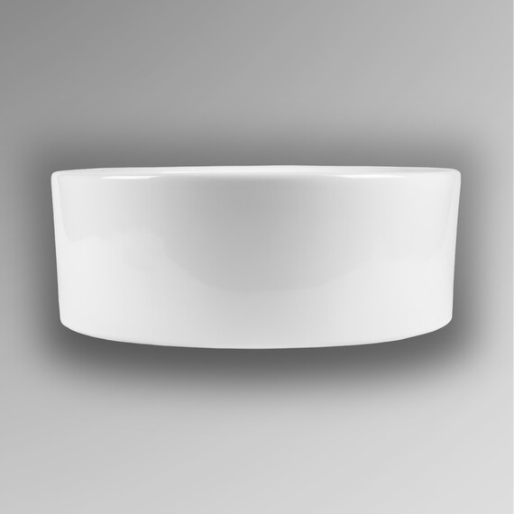 РАКОВИНА НАКЛАДНАЯ КРУГЛАЯ BOND S53-390 39*39*15СМ БЕЛАЯ