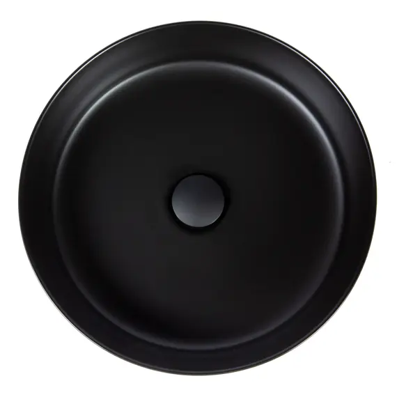 РАКОВИНА НАКЛАДНАЯ КРУГЛАЯ BOND S53-398 39*39*15СМ ЧЕРНАЯ