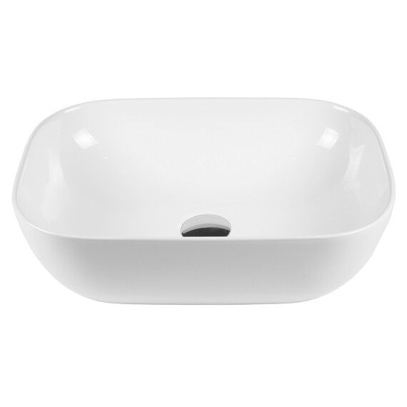 РАКОВИНА НАКЛАДНАЯ ПРЯМОУГОЛЬНАЯ BOND S54-450 45,5*32,5*13,5СМ БЕЛАЯ