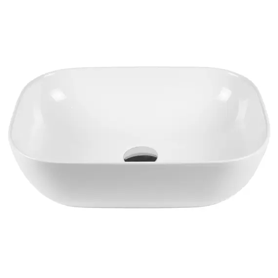 РАКОВИНА НАКЛАДНАЯ ПРЯМОУГОЛЬНАЯ BOND S54-450 45,5*32,5*13,5СМ БЕЛАЯ