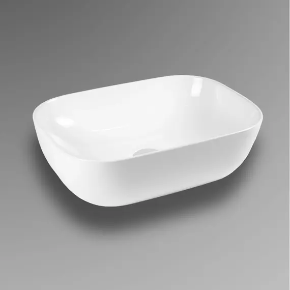 РАКОВИНА НАКЛАДНАЯ ПРЯМОУГОЛЬНАЯ BOND S54-450 45,5*32,5*13,5СМ БЕЛАЯ