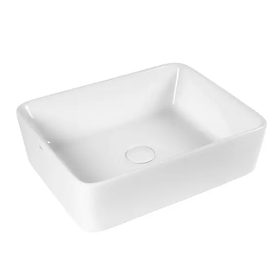 РАКОВИНА НАКЛАДНАЯ ПРЯМОУГОЛЬНАЯ BOND S54-480 48*37*13СМ БЕЛАЯ