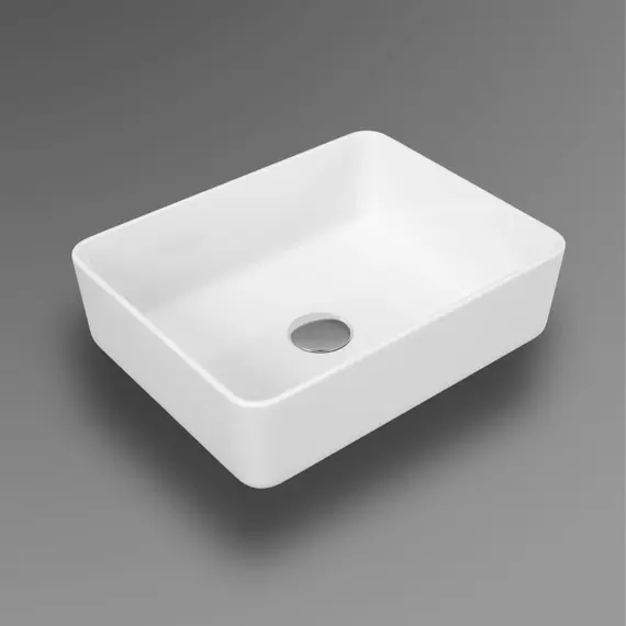 РАКОВИНА НАКЛАДНАЯ ПРЯМОУГОЛЬНАЯ BOND S54-480 48*37*13СМ БЕЛАЯ