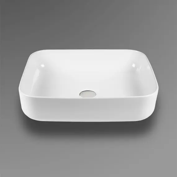 РАКОВИНА НАКЛАДНАЯ ПРЯМОУГОЛЬНАЯ BOND S54-500 50*39*13СМ БЕЛАЯ