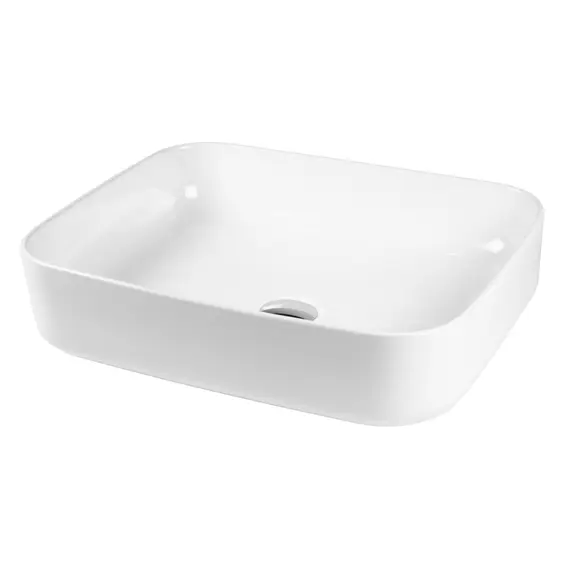 РАКОВИНА НАКЛАДНАЯ ПРЯМОУГОЛЬНАЯ BOND S54-500 50*39*13СМ БЕЛАЯ