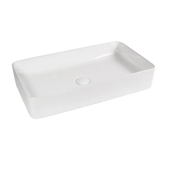 РАКОВИНА НАКЛАДНАЯ ПРЯМОУГОЛЬНАЯ BOND S54-620 62*36*11СМ БЕЛАЯ