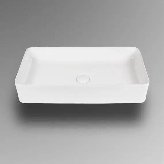 РАКОВИНА НАКЛАДНАЯ ПРЯМОУГОЛЬНАЯ BOND S54-620 62*36*11СМ БЕЛАЯ