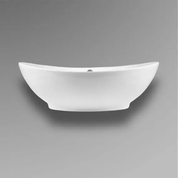 РАКОВИНА НАКЛАДНАЯ ОВАЛЬНАЯ BOND S55-590 59*38*19СМ БЕЛАЯ