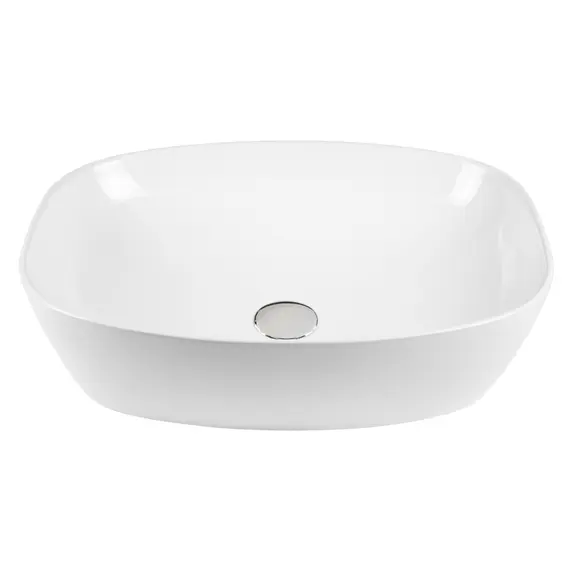 РАКОВИНА НАКЛАДНАЯ ПРЯМОУГОЛЬНАЯ BOND S56-500 50*38*14СМ БЕЛАЯ