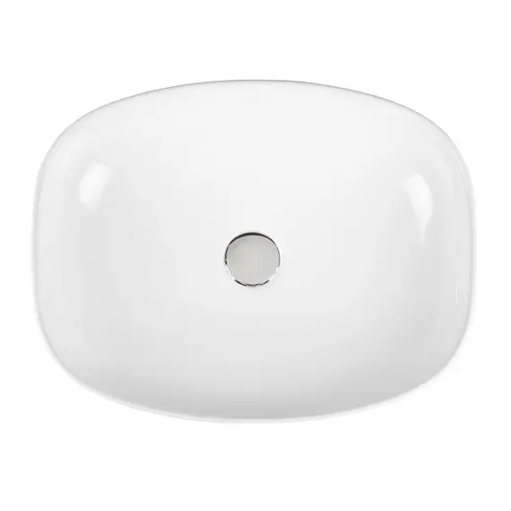 РАКОВИНА НАКЛАДНАЯ ПРЯМОУГОЛЬНАЯ BOND S56-500 50*38*14СМ БЕЛАЯ