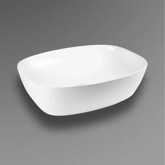 РАКОВИНА НАКЛАДНАЯ ПРЯМОУГОЛЬНАЯ BOND S56-500 50*38*14СМ БЕЛАЯ