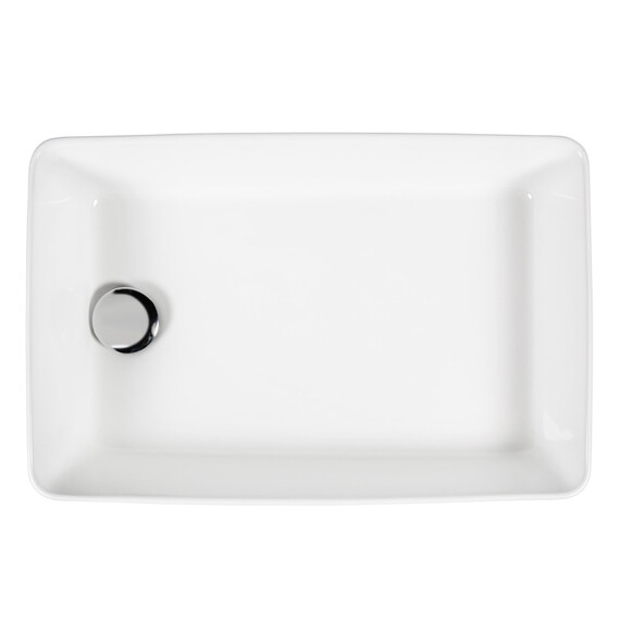 РАКОВИНА НАКЛАДНАЯ ПРЯМОУГОЛЬНАЯ BOND S67-500 51,5*33,5*11,5СМ БЕЛАЯ