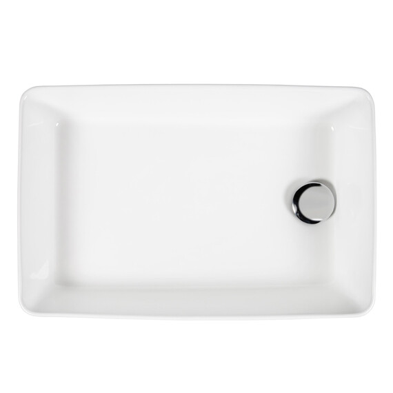 РАКОВИНА НАКЛАДНАЯ ПРЯМОУГОЛЬНАЯ BOND S67-500 51,5*33,5*11,5СМ БЕЛАЯ