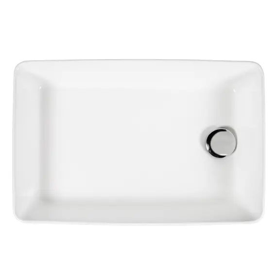 РАКОВИНА НАКЛАДНАЯ ПРЯМОУГОЛЬНАЯ BOND S67-500 51,5*33,5*11,5СМ БЕЛАЯ