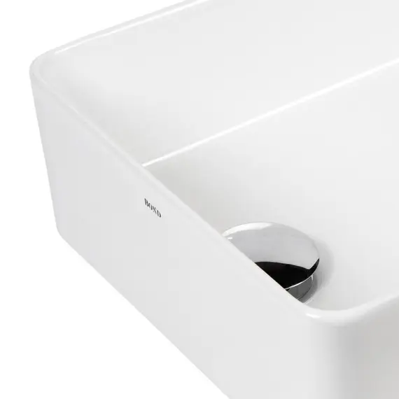 РАКОВИНА НАКЛАДНАЯ ПРЯМОУГОЛЬНАЯ BOND S67-500 51,5*33,5*11,5СМ БЕЛАЯ