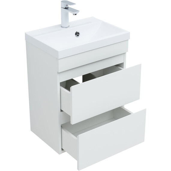 ТУМБА ПОД РАКОВИНУ AQUANET НОТА NEW 50 БЕЛЫЙ ГЛЯНЕЦ