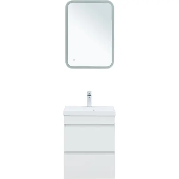 ТУМБА ПОД РАКОВИНУ AQUANET НОТА NEW 50 БЕЛЫЙ ГЛЯНЕЦ