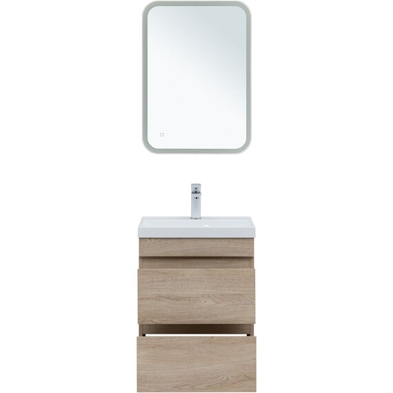 ТУМБА ПОД РАКОВИНУ AQUANET НОТА NEW 50 ДУБ СВЕТЛЫЙ