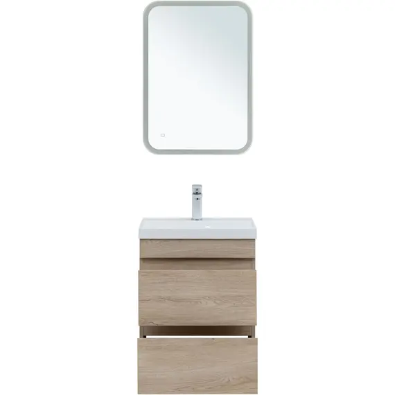 ТУМБА ПОД РАКОВИНУ AQUANET НОТА NEW 50 ДУБ СВЕТЛЫЙ