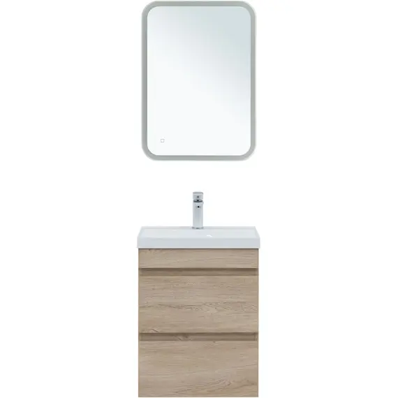 ТУМБА ПОД РАКОВИНУ AQUANET НОТА NEW 50 ДУБ СВЕТЛЫЙ