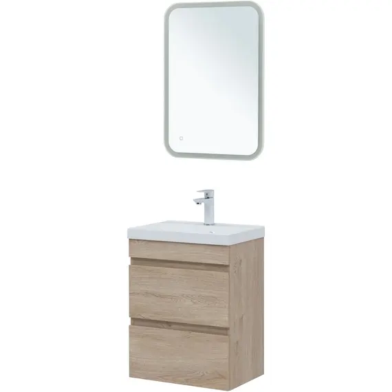 ТУМБА ПОД РАКОВИНУ AQUANET НОТА NEW 50 ДУБ СВЕТЛЫЙ