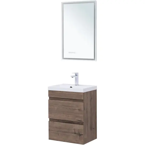 ТУМБА ПОД РАКОВИНУ AQUANET НОТА NEW 50 ДУБ ВЕЛЛИНГТОН ТАБАК