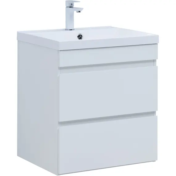 ТУМБА ПОД РАКОВИНУ AQUANET НОТА NEW 60 БЕЛЫЙ ГЛЯНЕЦ