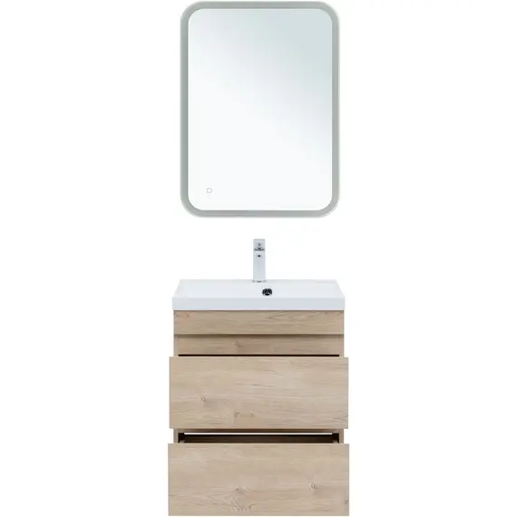 ТУМБА ПОД РАКОВИНУ AQUANET НОТА NEW 60 ДУБ СВЕТЛЫЙ