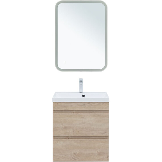 ТУМБА ПОД РАКОВИНУ AQUANET НОТА NEW 60 ДУБ СВЕТЛЫЙ