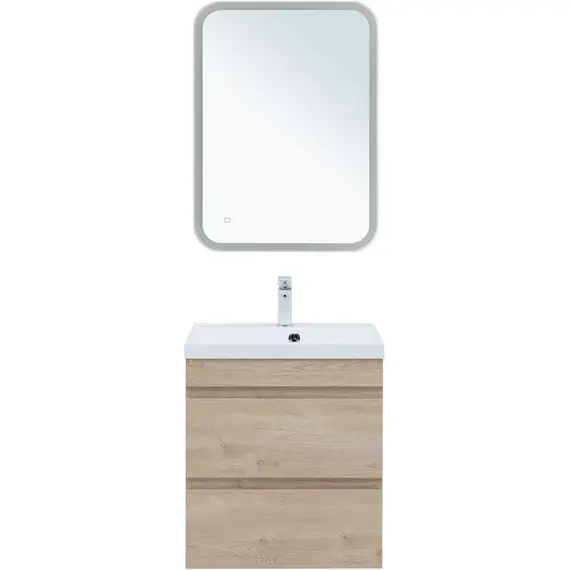 ТУМБА ПОД РАКОВИНУ AQUANET НОТА NEW 60 ДУБ СВЕТЛЫЙ