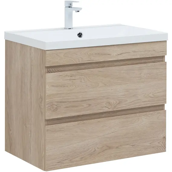 ТУМБА ПОД РАКОВИНУ AQUANET НОТА NEW 75 ДУБ СВЕТЛЫЙ