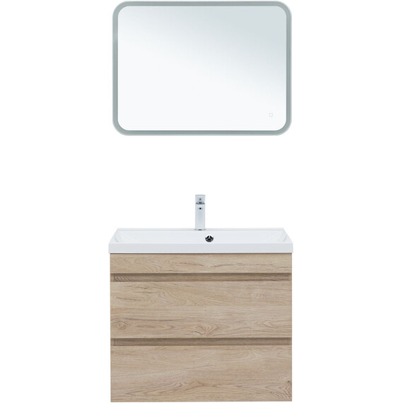 ТУМБА ПОД РАКОВИНУ AQUANET НОТА NEW 75 ДУБ СВЕТЛЫЙ