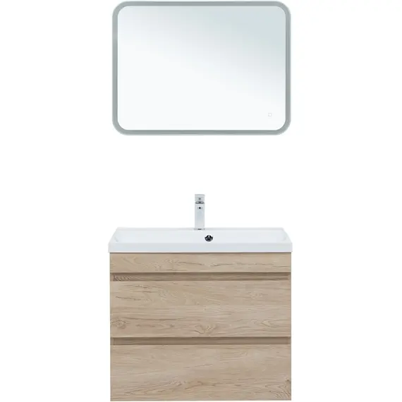 ТУМБА ПОД РАКОВИНУ AQUANET НОТА NEW 75 ДУБ СВЕТЛЫЙ