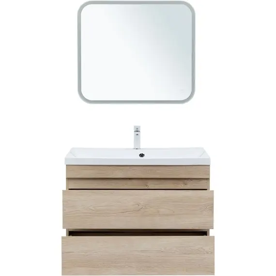 ТУМБА ПОД РАКОВИНУ AQUANET НОТА NEW 90 ДУБ СВЕТЛЫЙ