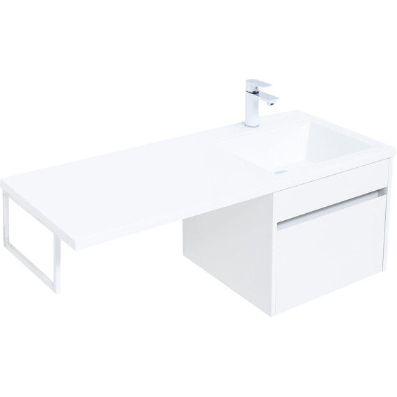 ТУМБА ПОД РАКОВИНУ AQUANET ТОКИО 48 БЕЛЫЙ (ПОДВЕСНАЯ, 1 ЯЩИК)