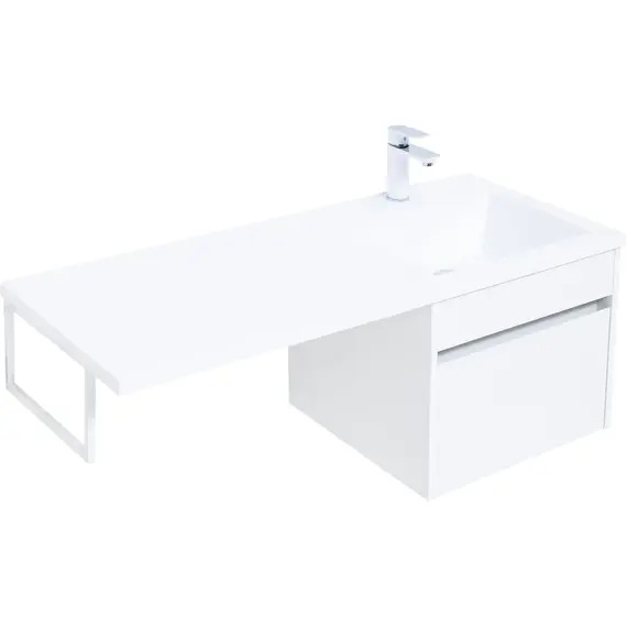 ТУМБА ПОД РАКОВИНУ AQUANET ТОКИО 48 БЕЛЫЙ (ПОДВЕСНАЯ, 1 ЯЩИК)