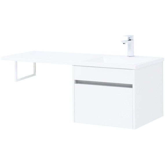 ТУМБА ПОД РАКОВИНУ AQUANET ТОКИО 48 БЕЛЫЙ (ПОДВЕСНАЯ, 1 ЯЩИК)