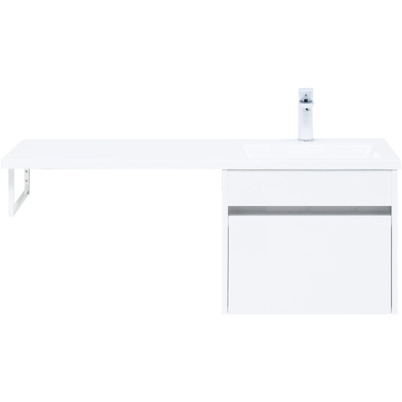 ТУМБА ПОД РАКОВИНУ AQUANET ТОКИО 48 БЕЛЫЙ (ПОДВЕСНАЯ, 1 ЯЩИК)