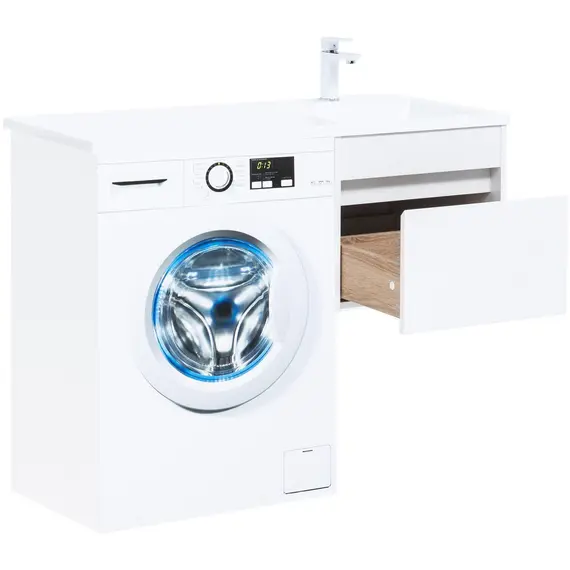 ТУМБА ПОД РАКОВИНУ AQUANET ТОКИО 48 БЕЛЫЙ (ПОДВЕСНАЯ, 1 ЯЩИК)