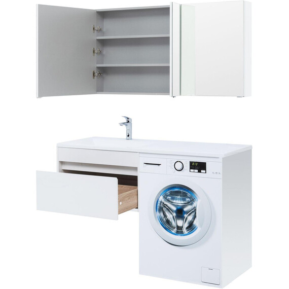 ТУМБА ПОД РАКОВИНУ AQUANET ТОКИО 68 БЕЛЫЙ (ПОДВЕСНАЯ, 1 ЯЩИК)