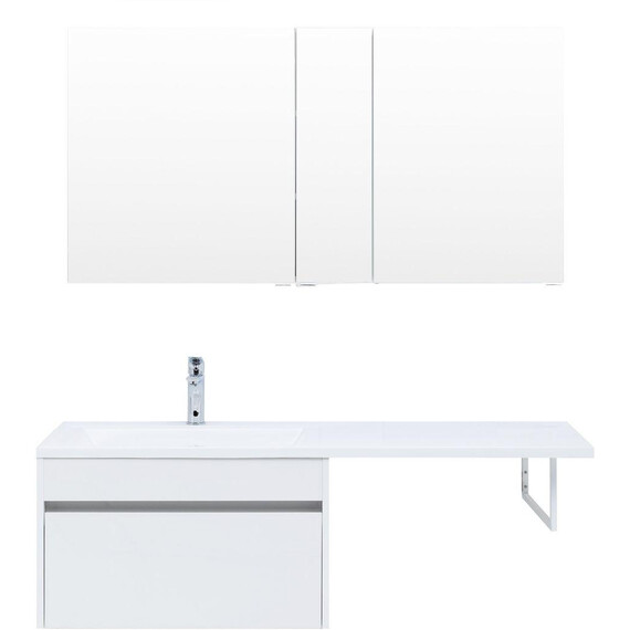 ТУМБА ПОД РАКОВИНУ AQUANET ТОКИО 68 БЕЛЫЙ (ПОДВЕСНАЯ, 1 ЯЩИК)