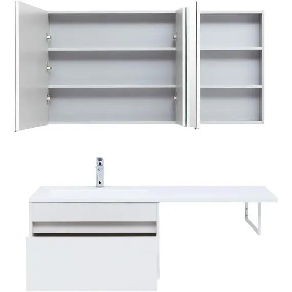 ТУМБА ПОД РАКОВИНУ AQUANET ТОКИО 68 БЕЛЫЙ (ПОДВЕСНАЯ, 1 ЯЩИК)