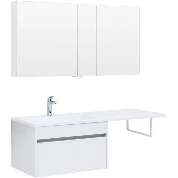 ТУМБА ПОД РАКОВИНУ AQUANET ТОКИО 68 БЕЛЫЙ (ПОДВЕСНАЯ, 1 ЯЩИК)