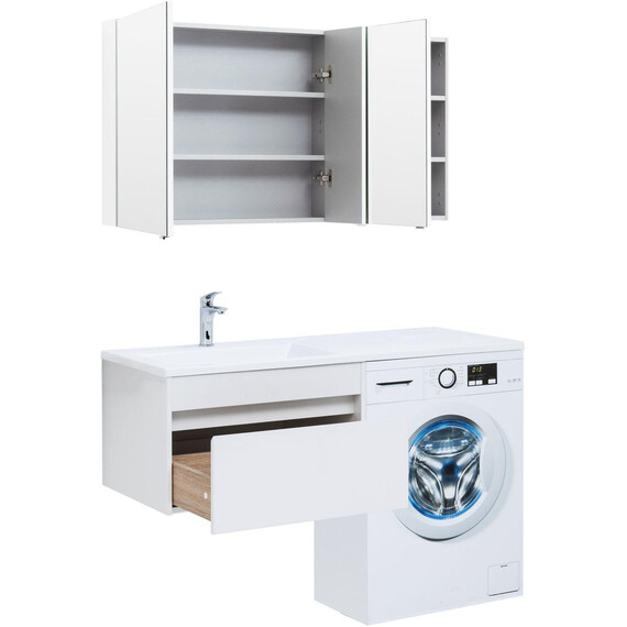 ТУМБА ПОД РАКОВИНУ AQUANET ТОКИО 68 БЕЛЫЙ (ПОДВЕСНАЯ, 1 ЯЩИК)