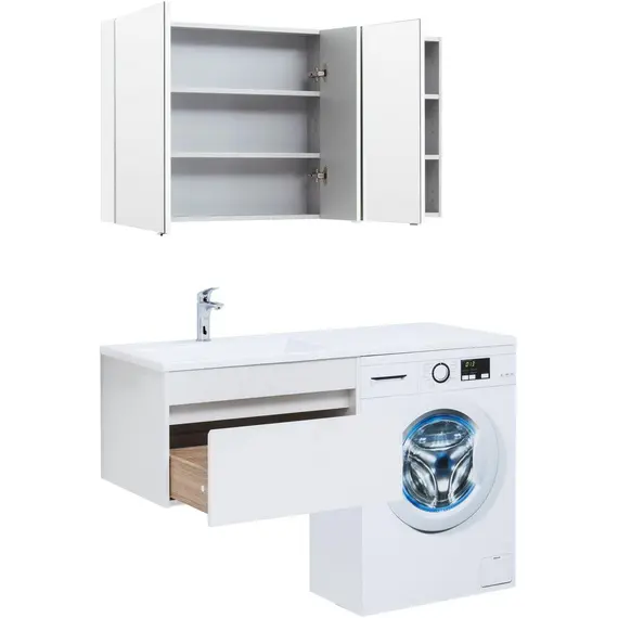 ТУМБА ПОД РАКОВИНУ AQUANET ТОКИО 68 БЕЛЫЙ (ПОДВЕСНАЯ, 1 ЯЩИК)