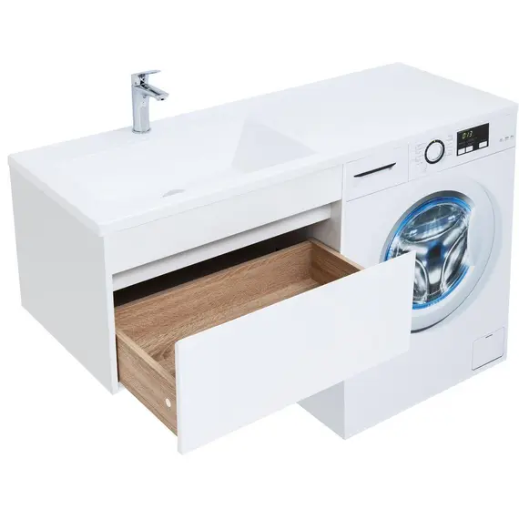 ТУМБА ПОД РАКОВИНУ AQUANET ТОКИО 68 БЕЛЫЙ (ПОДВЕСНАЯ, 1 ЯЩИК)